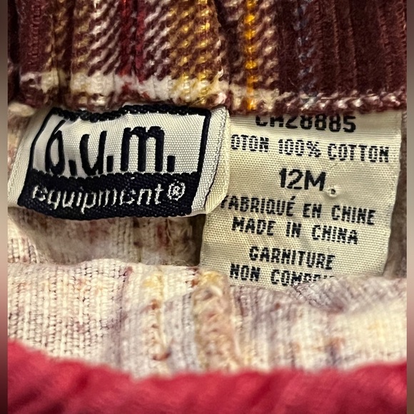 Bum Equipment Vintage Plaid Skort 12 Months VGUC - Picture 5 of 7